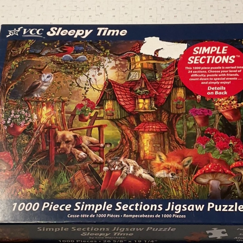 Vermont Christmas Co 1000 piece Colorful Fantasy Puzzle simple selections